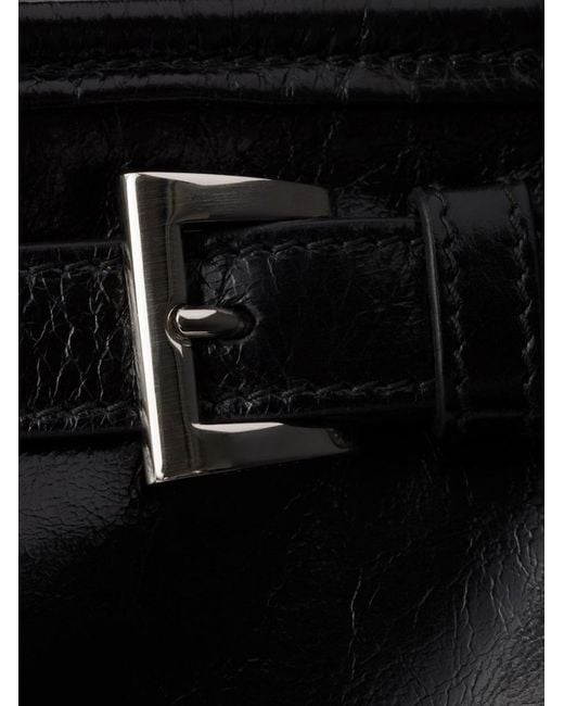 Prada Black Bonnie Leather Shopping Bag for men