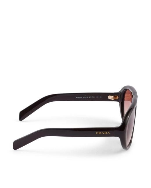 Prada Brown Shadowplay Sunglasses