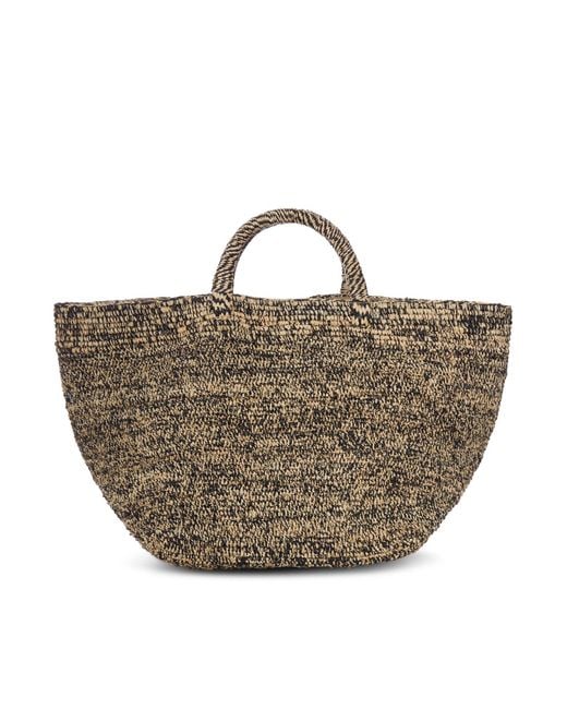 IBELIV Brown Vanilla Raffia Bag