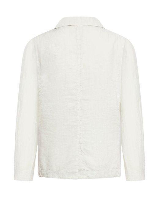 Transit White Linen Jacket for men