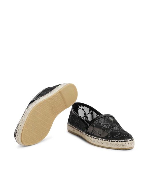 Gucci Multicolor Espadrilles With Gg Crystals