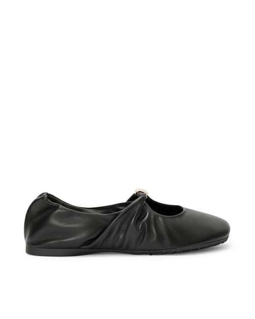 Loewe Black Pebble Ballerinas