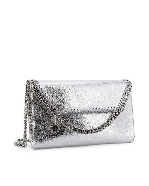 Stella McCartney Gray Falabella Fabric Shoulder Bag
