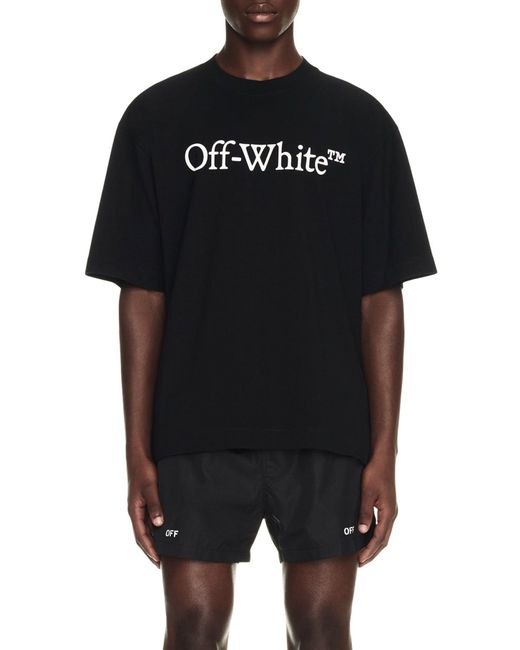 Off-White c/o Virgil Abloh Black Off Stamp Swimshorts for men