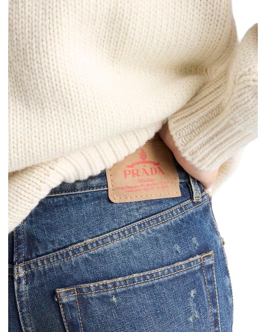 Prada Blue Vintage Wash Jeans