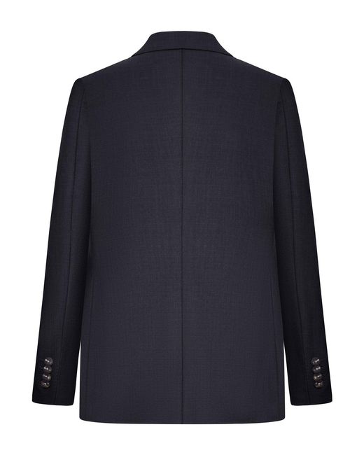 Tagliatore Blue Paris Double-Breasted Tailored Blazer
