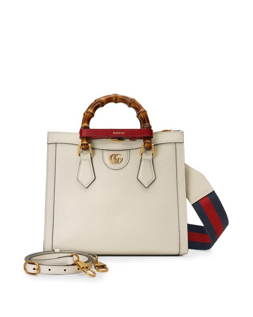 Gucci Metallic Diana Shopping Bag Small Size