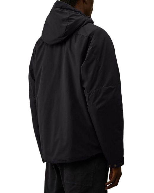 C P Company Blue Pro-tek Padded Hooded Jacket for men