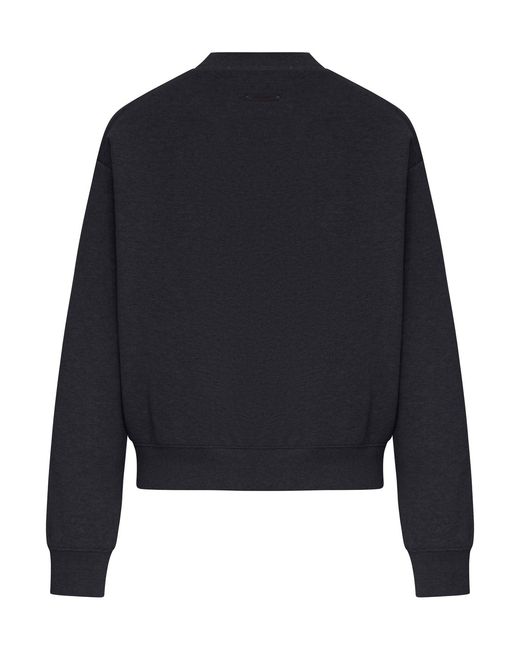 Fear Of God Blue Crew Neck Sweatshirt With Logo