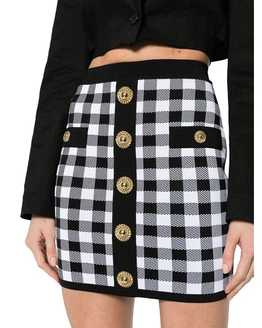 Balmain Black Mini Skirts