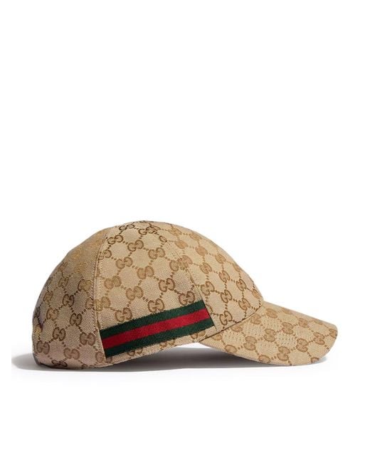 Gucci Natural Web Baseball Cap for men