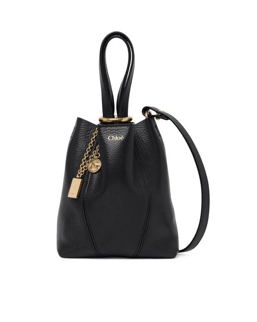 Chloé Black Chloé Spin Small Tote Bag