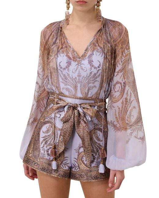 Zimmermann Multicolor Hypnotic Shorts