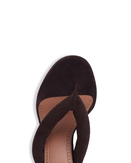 Alaïa Brown Suede Heel Sandals