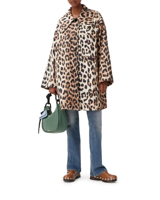 Ganni Multicolor Leopard Jacket