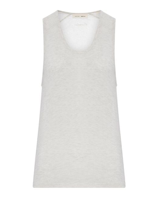 Fear Of God White Classic Cotton Blend Top