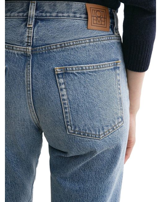 Totême  Blue Twisted Seam Denim
