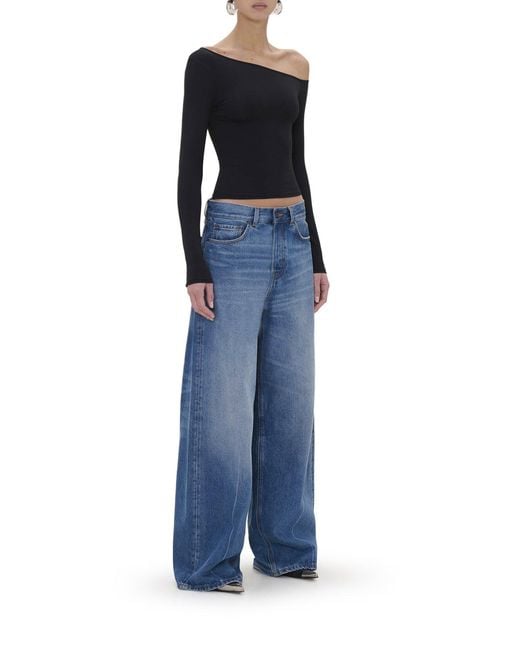 Haikure Blue Bethany Fluid Denim Jeans With A Boyfriend Fit
