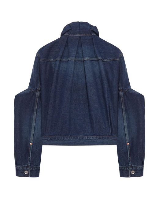 Sacai Blue Cotton Denim Jacket
