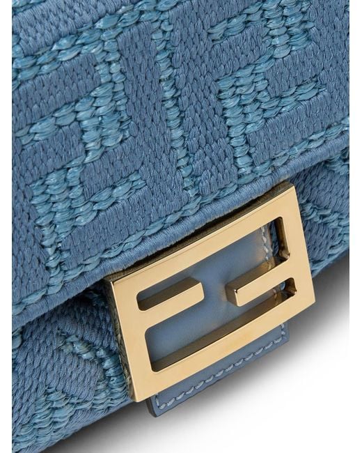 Fendi Blue Baguette Bag