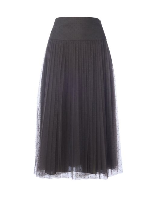 Dior Multicolor Tulle Pleated Skirt