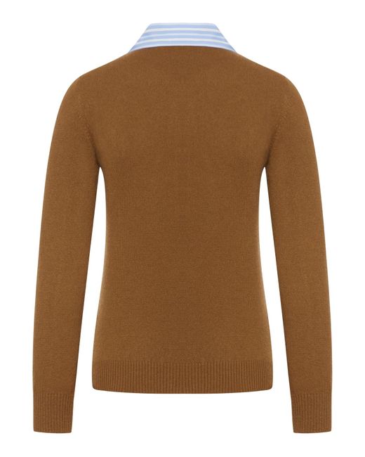 Cardigan in cashmere di Miu Miu in Brown