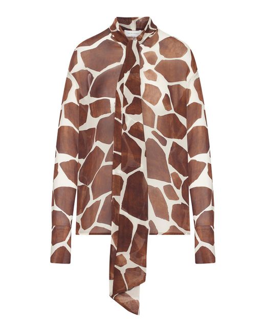 THE NINA STUDIO Multicolor Printed Georgette Shirt