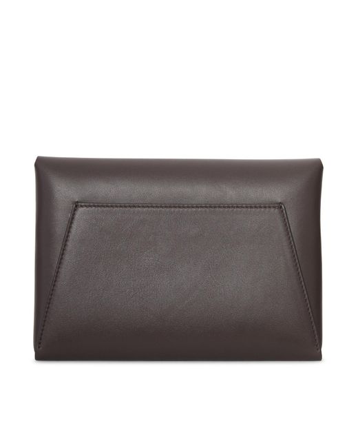 Brunello Cucinelli Gray Calfskin Clutch