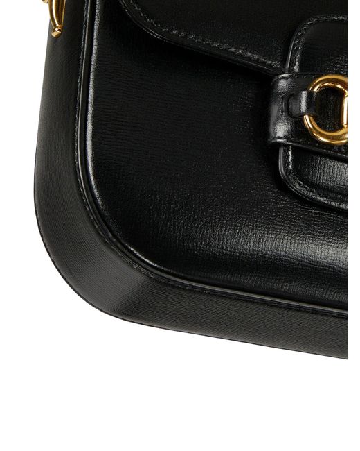 Gucci Black Horsebit 1955 Mini Shoulder Bag