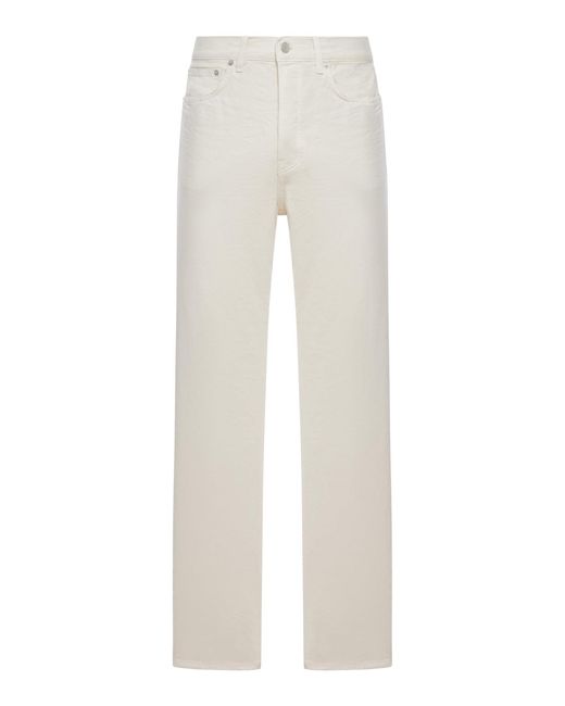 Haikure White Logan Five-pocket Jeans for men