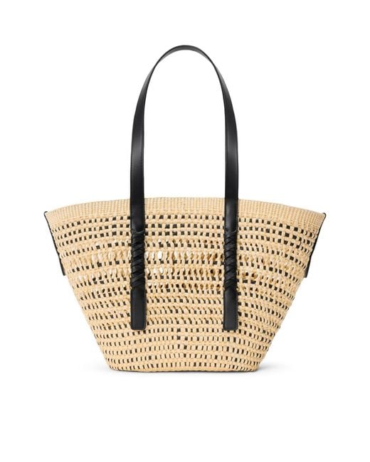Loewe Natural X Paula's Ibiza Medium Braid Basket Bag