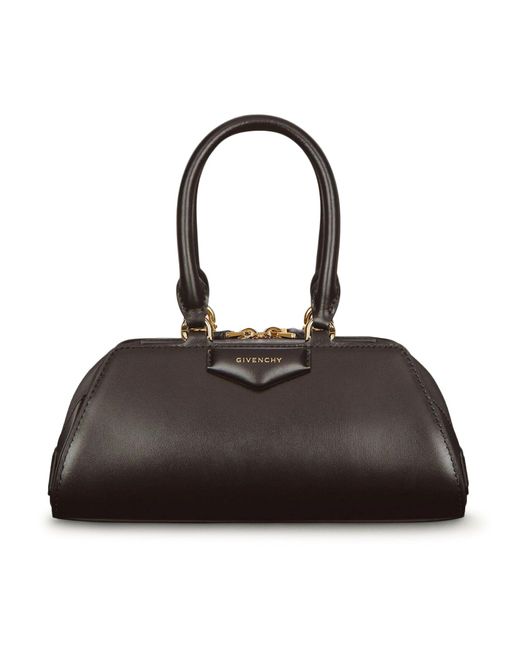 Givenchy Black Antigona East-West Mini Leather Box Bag