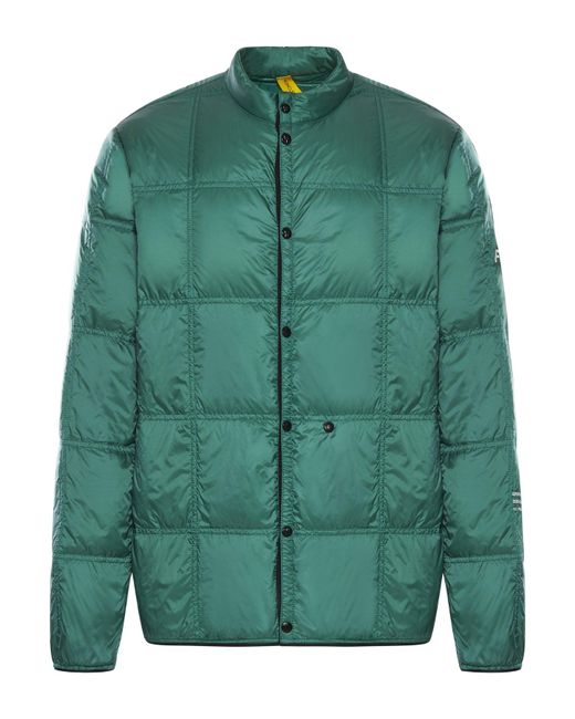 Moncler Genius Green Jayel Jacket Recycled Matt Longue Saison With Quilting Fragment for men