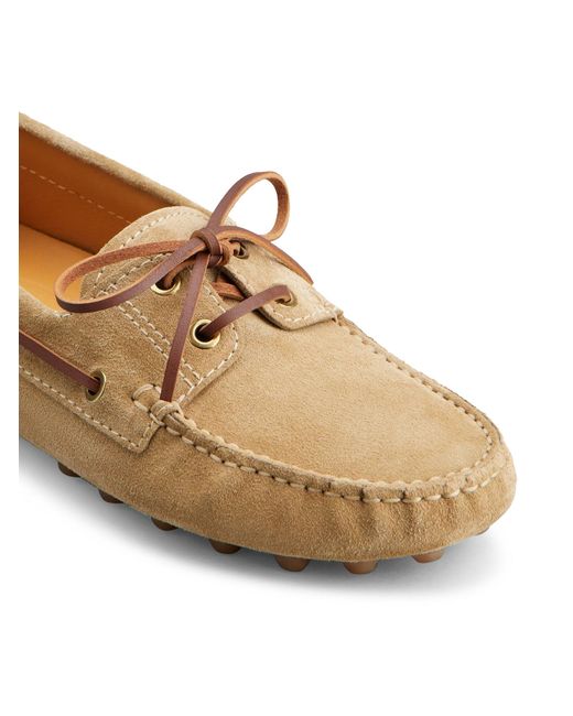 Gommino bubble da barcain suede di Tod's in Natural
