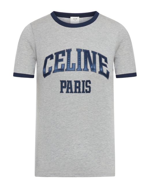 Céline Gray T-shirt 70`s Paris