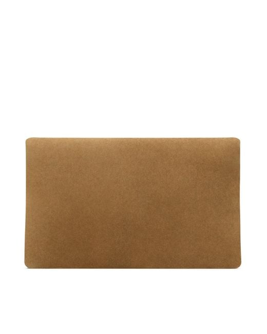 Saint Laurent Brown Large Cassandre Envelope Clutch