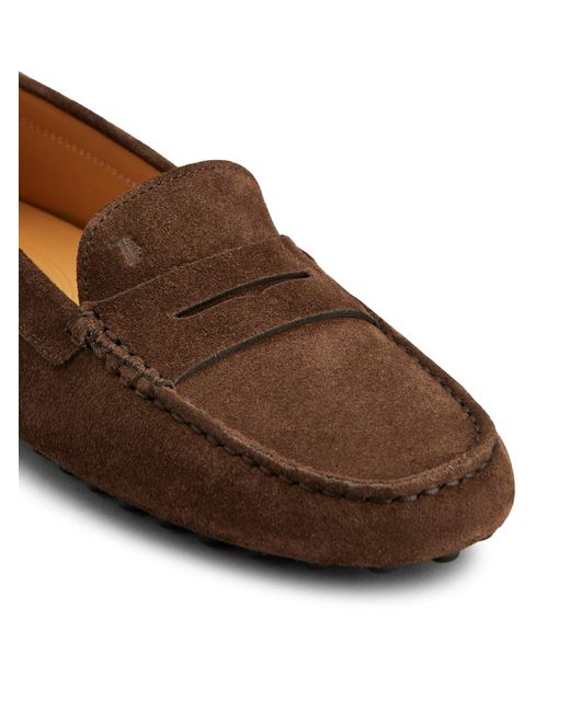 Tod's Brown Gommino Moccasin