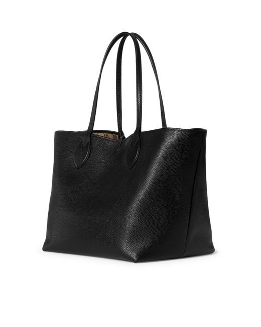 トートバッグ GUCCI BLACK LEATHER REVERSIBLE SHOPPING BAG Gucci Reversible Shopping Bag in Black | Lyst