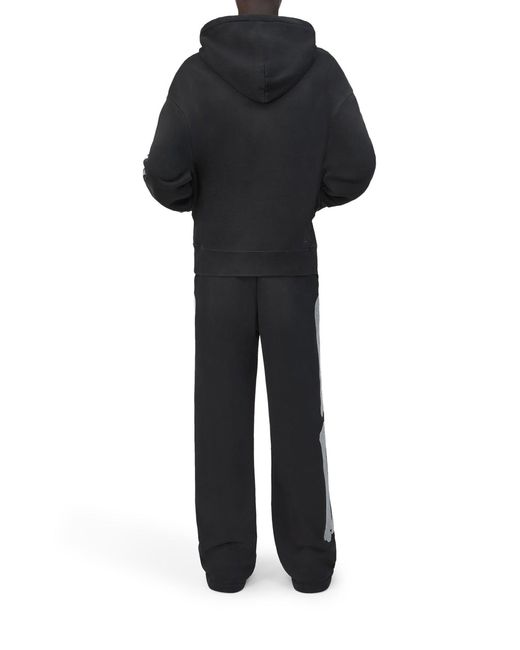 Amiri Blue Bones Oversized Hoodie for men