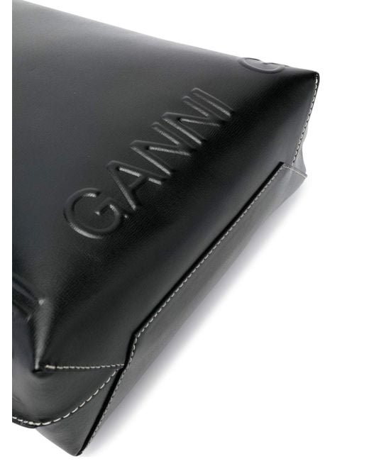 Ganni Black Totes Bag