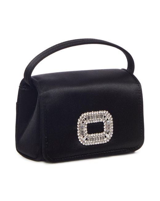 Roger Vivier Black Pilgrim Nano Bag