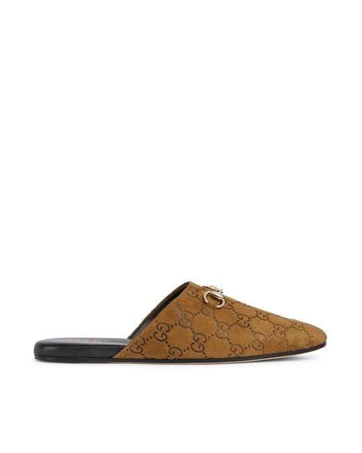 Gucci Brown Loafers With Horsebit