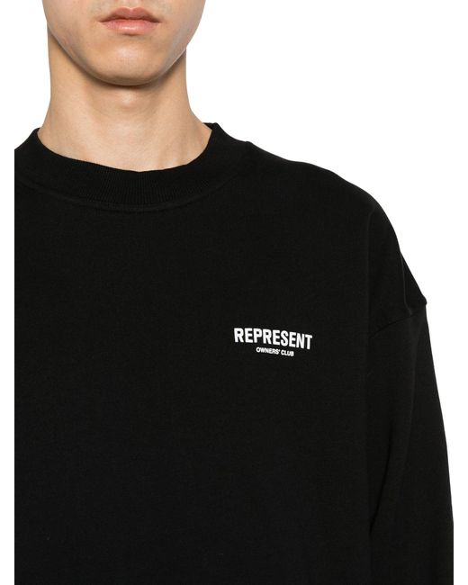 Represent Black Sweater for men