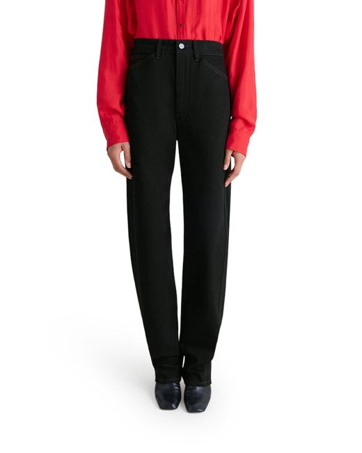 Lemaire Black Five Pockets Twisted Pants