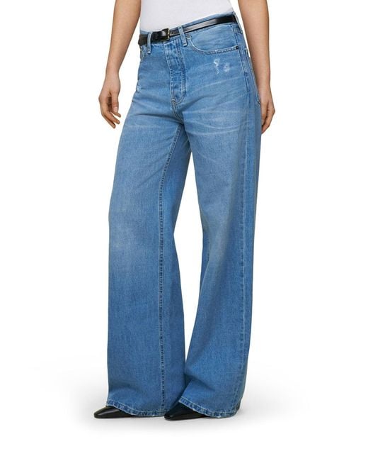 Lois Blue Skater Loose Wide Leg Jeans
