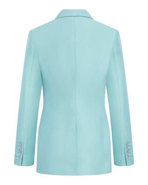 Tom Ford Blue Double-breasted Jacket