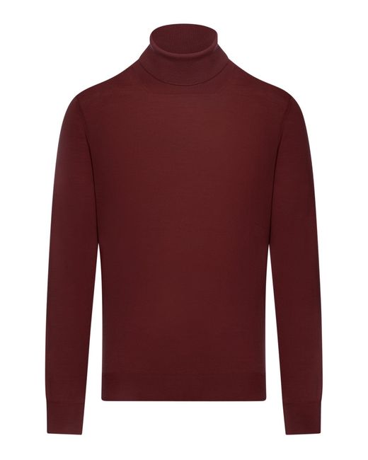 Nome G Red Turtleneck Sweater for men