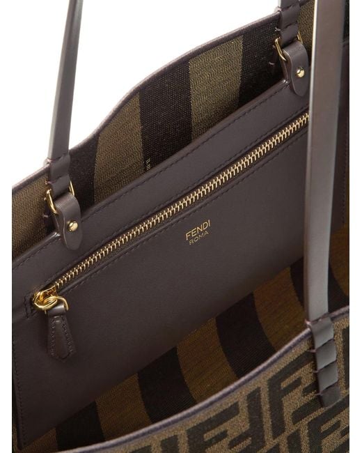 Fendi Brown Roll Medium Shopper