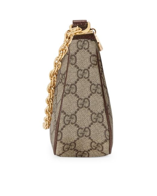 Gucci Gray Ophidia Handbag Small Size