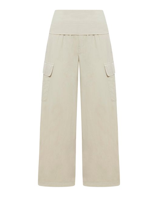 Transit White Trousers With Band